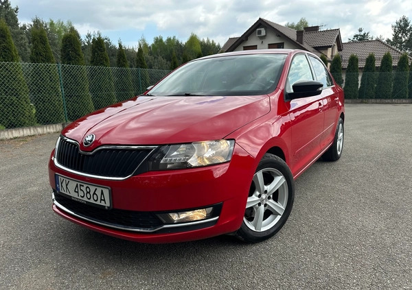 Skoda RAPID cena 45900 przebieg: 109000, rok produkcji 2018 z Kraków małe 92